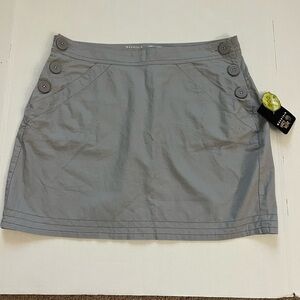Mountain Hardwear Sandhills Skirt Gray New with Tags Size 10